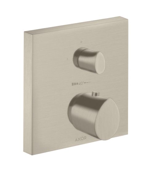 AXOR-HG-AXOR-Starck-Organic-Thermostat-Unterputz-mit-Absperrventil-Brushed-Nickel-12715820 gallery number 1